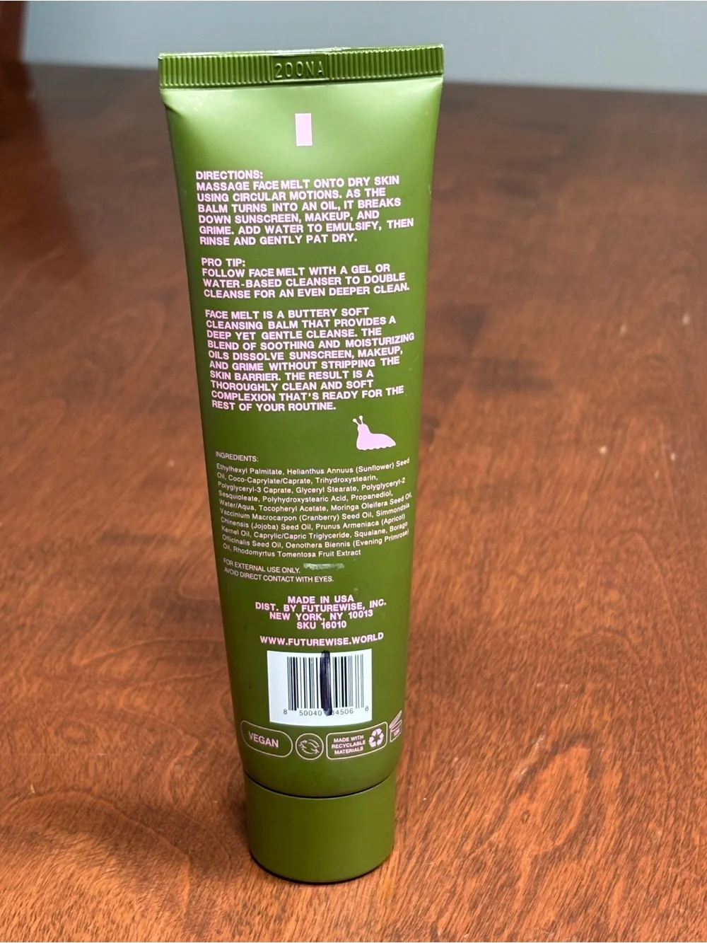 Face Melt Cleansing Balm — Olive Green